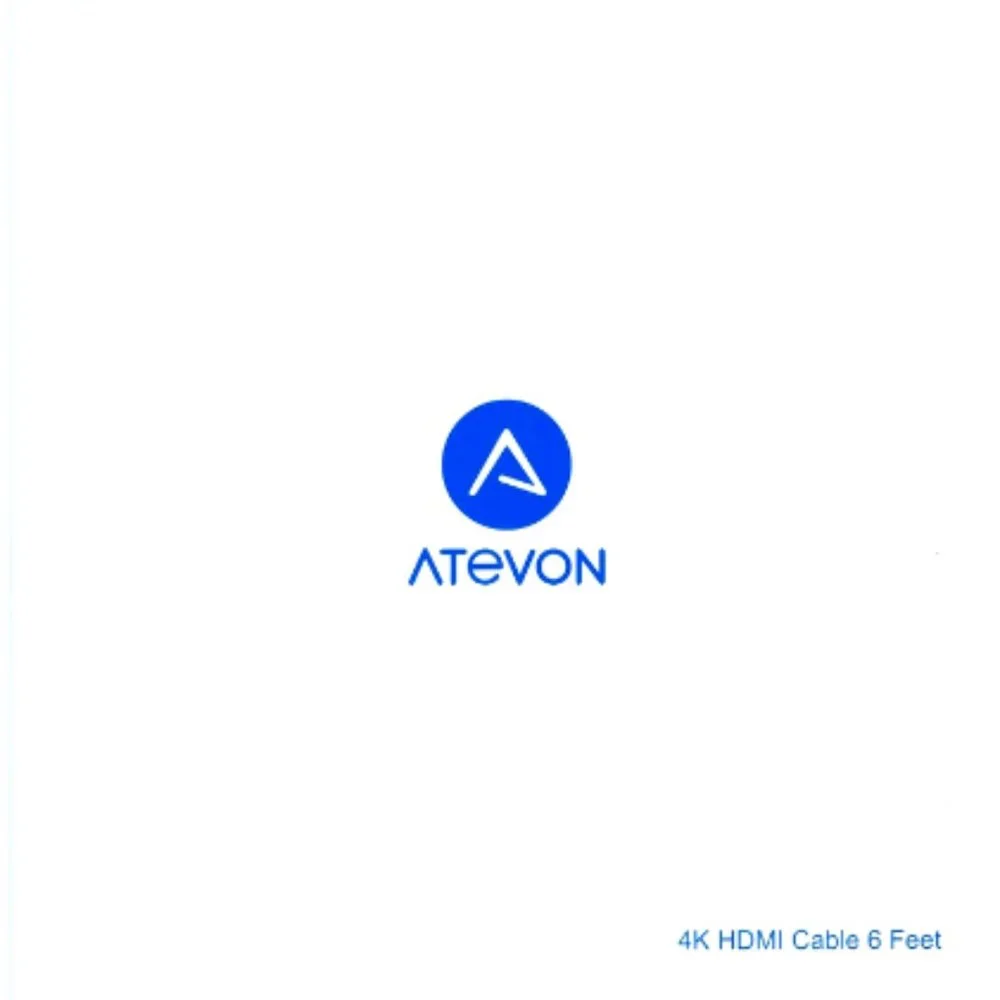 New The Atevon Deluxe 4K HDMI Cable-6 Feet